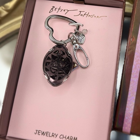 Betsey Johnson Football Jewelry Charm Keychain 🏈✨ - Picture 4 of 5